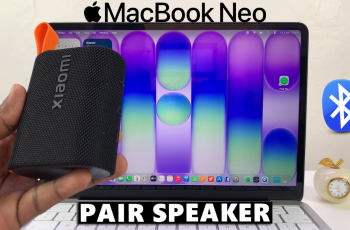 How To Pair & Connect Bluetooth Speaker To MacBook Neo