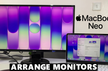 How To Re-arrange Extended Display On MacBook Neo