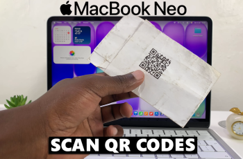 How To Scan QR Codes On MacBook Neo