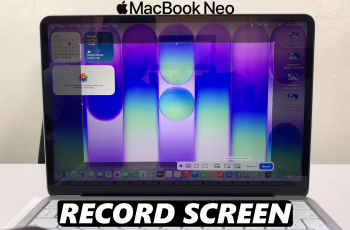 How To Screen Record MacBook Neo