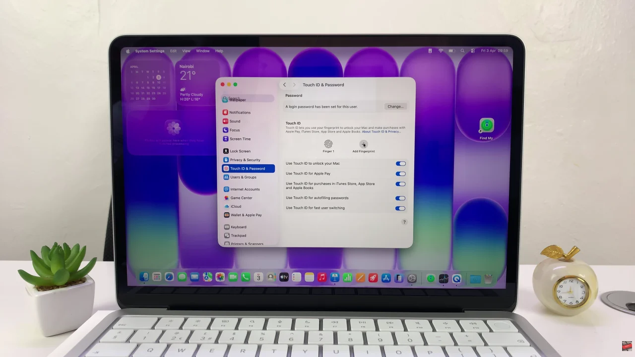 How To Set Up Fingerprint On MacBook Neo