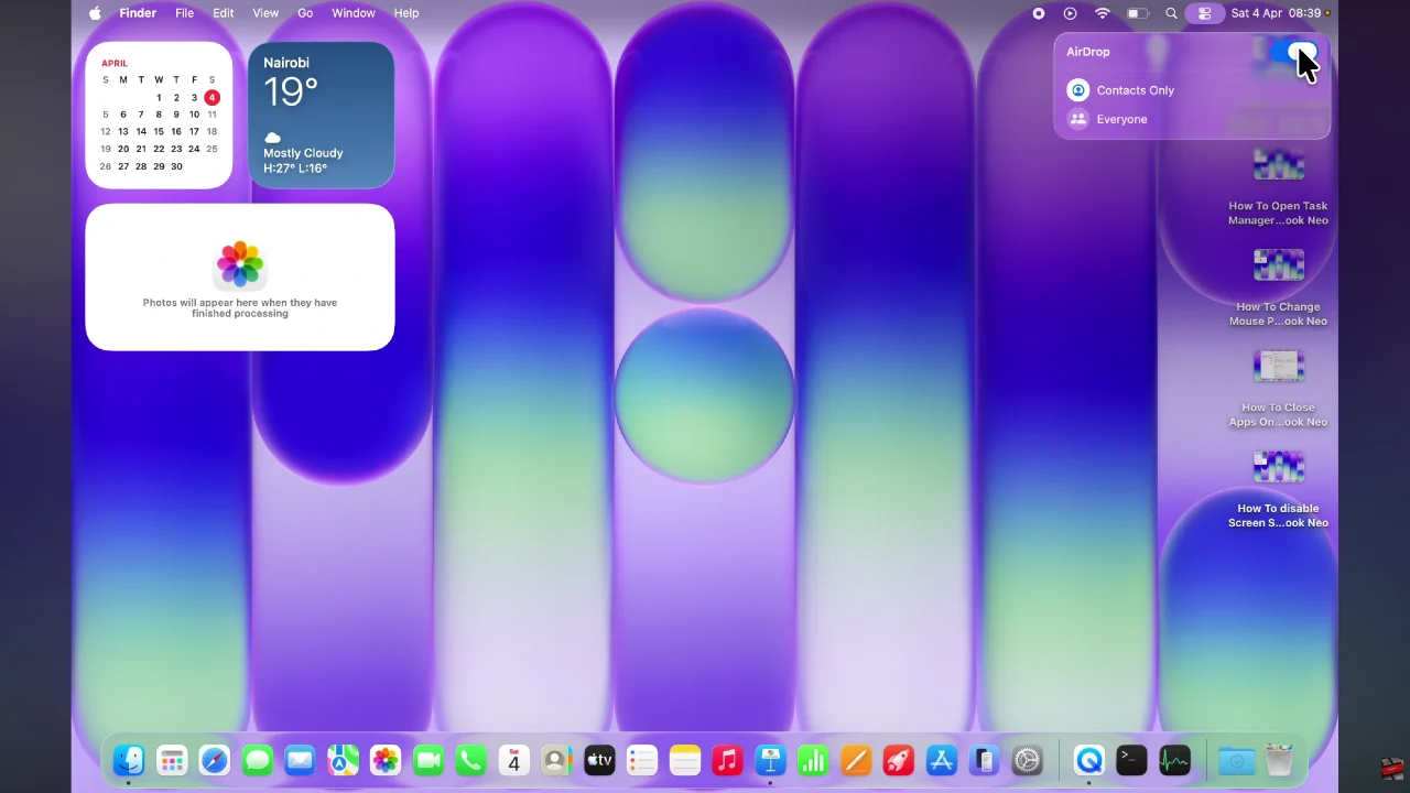 How To Turn OFF AirDrop On MacBook Neo