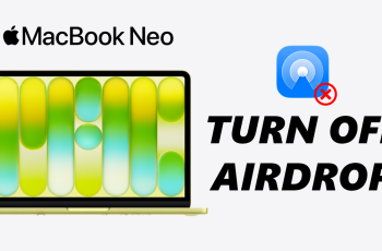 How To Turn OFF AirDrop On MacBook Neo