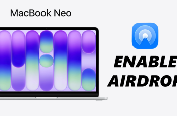 How To Turn ON AirDrop On MacBook Neo