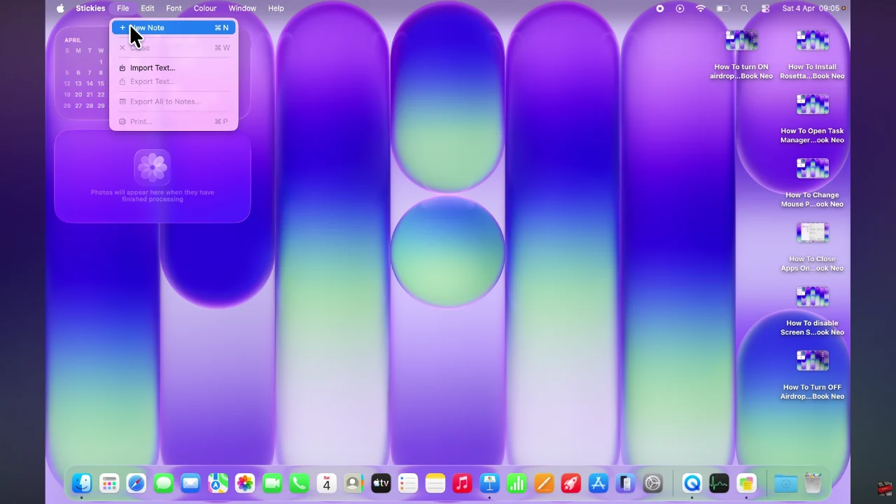 How To Use Sticky Notes On MacBook Neo