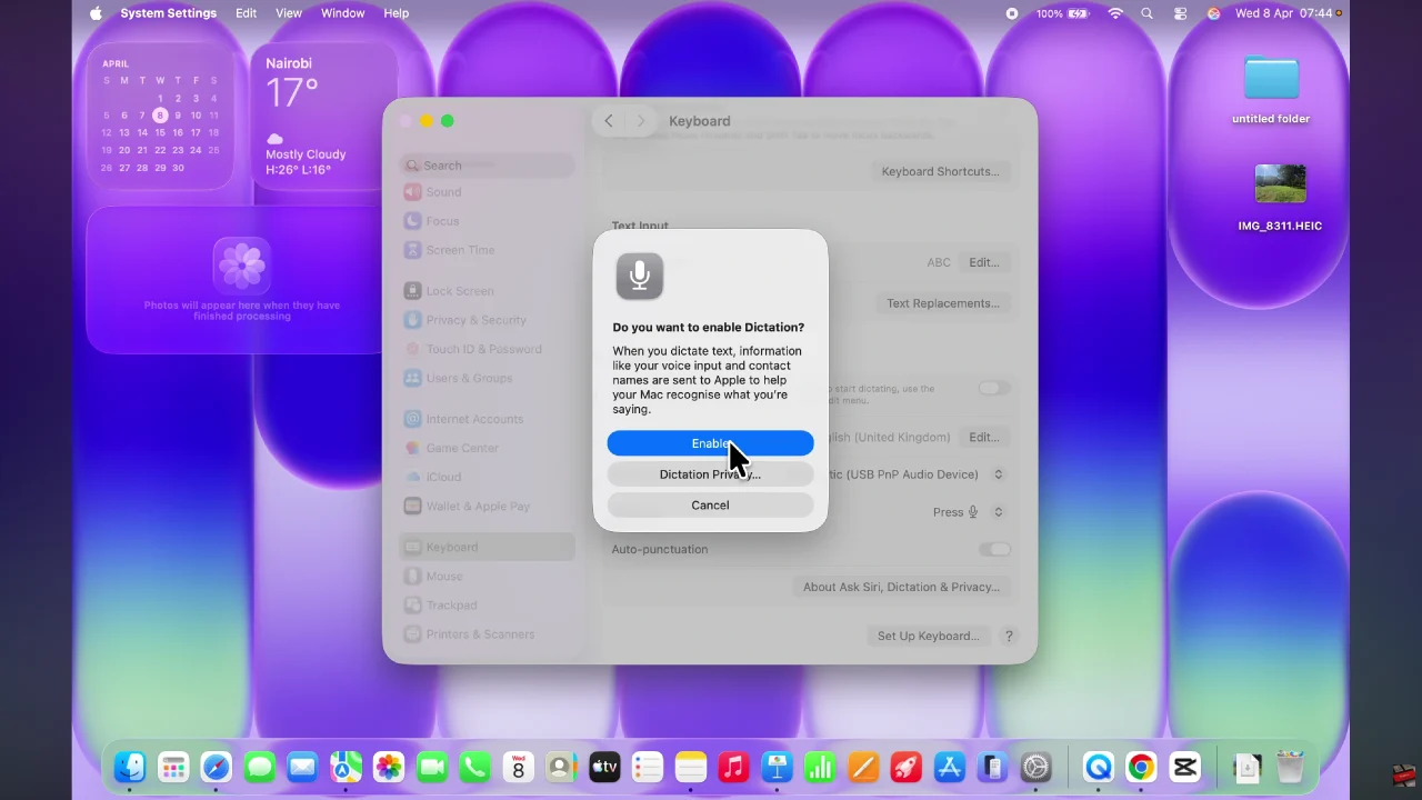 How To Use Voice Typing On MacBook Neo
