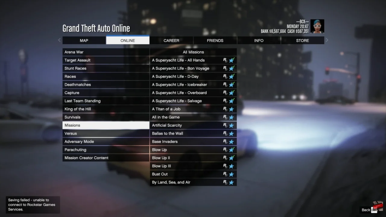 How To Play Missions On GTA V Online
