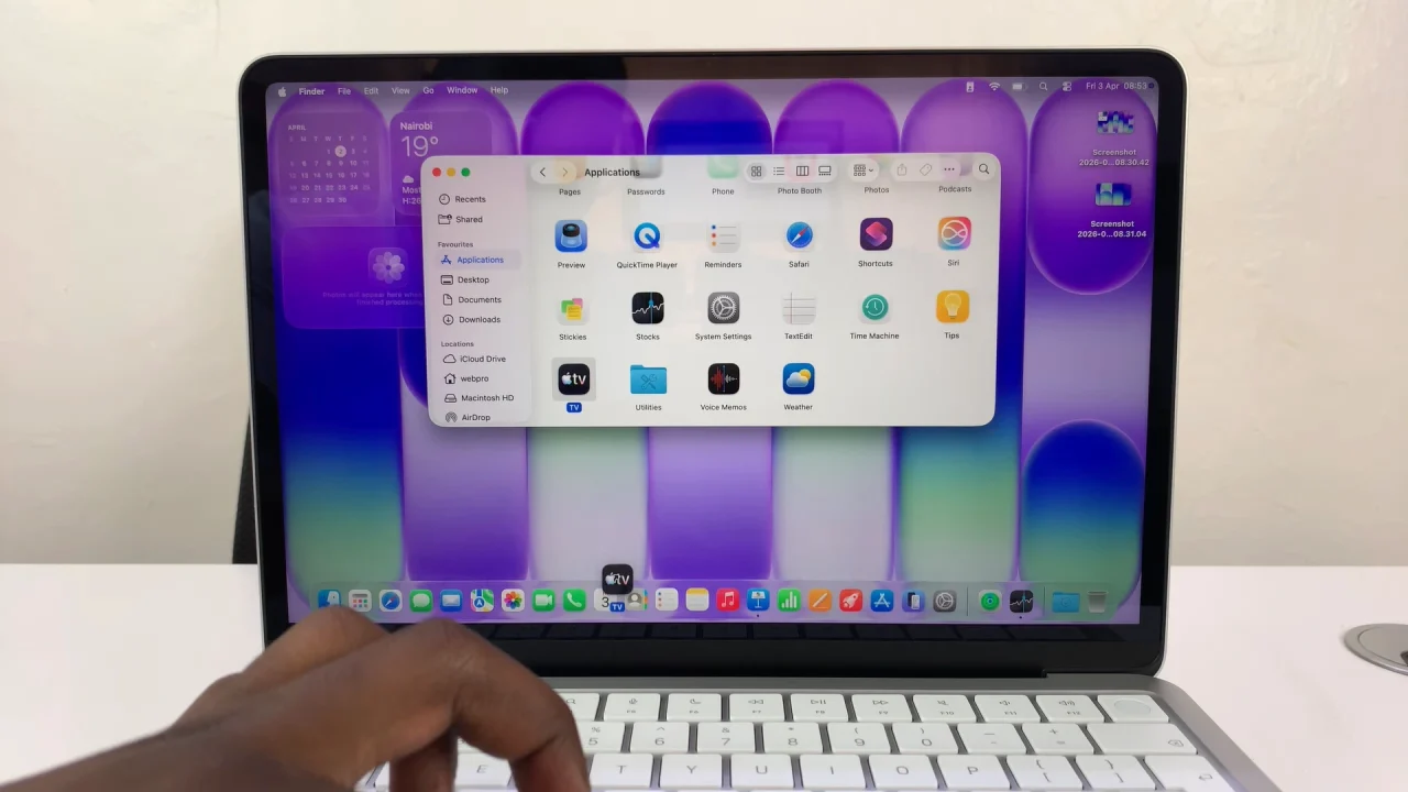 Add Apps To Dock On MacBook Neo