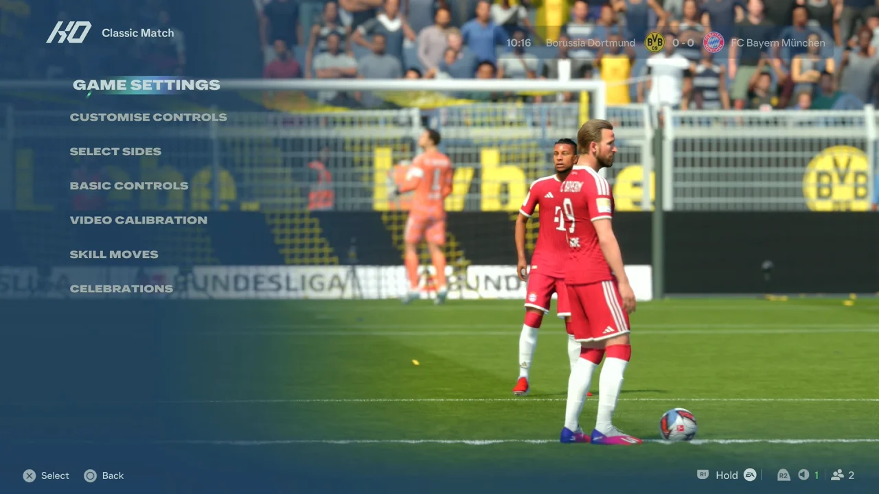 FC 27 Game Settings