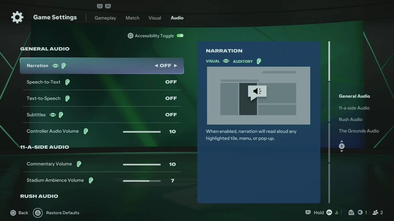 How To Turn OFF Narration In FC 27