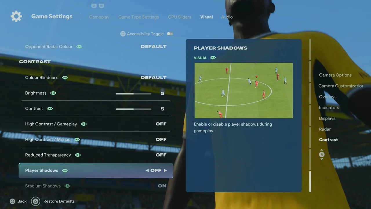How To Disable Player Shadows In FC 27