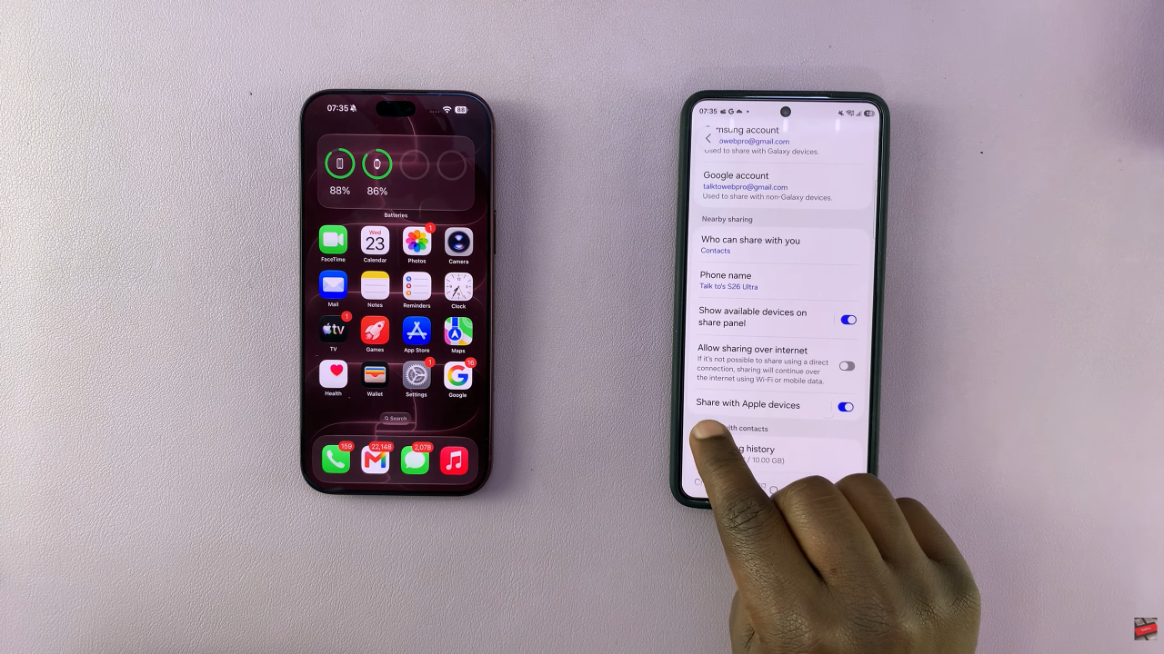 AirDrop Files From iPhone 18 To Android