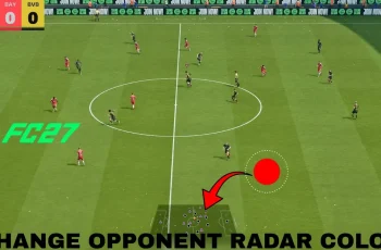How To Change Opponent Radar Color In FC 27