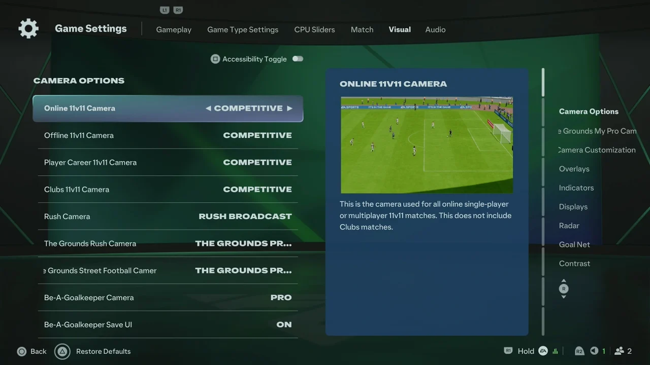How To Change Camera Settings In FC 27