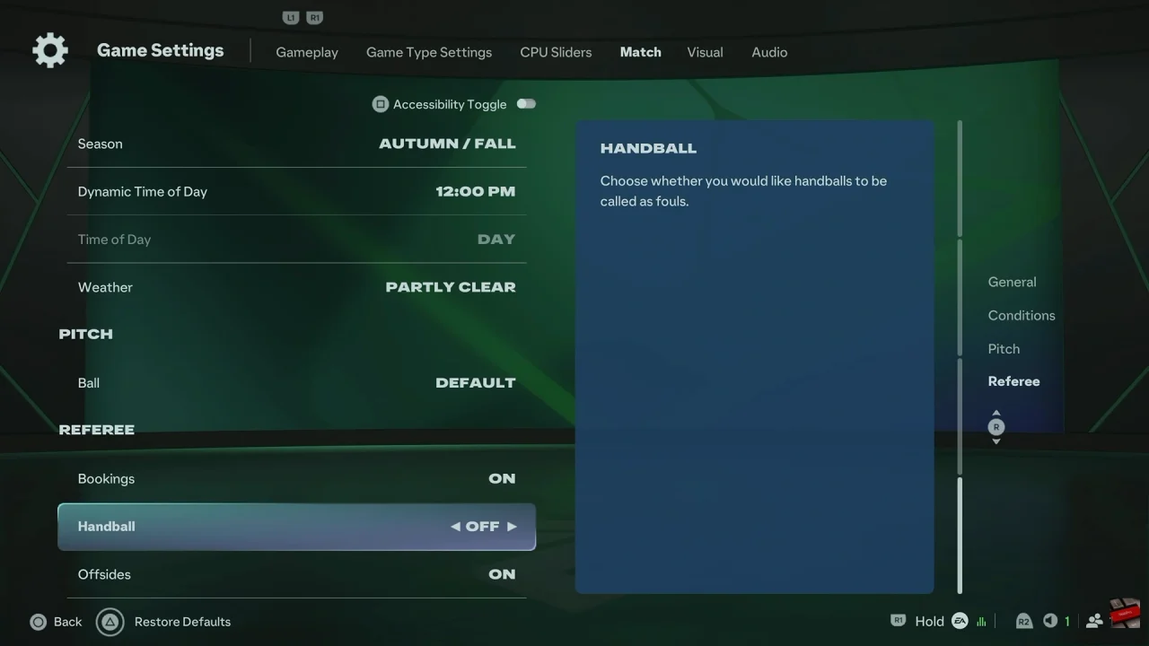 How To Disable Handball Rule In FC 27